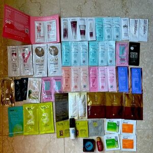 Skincare and Haircare Samples56 professional hair and some skin testers